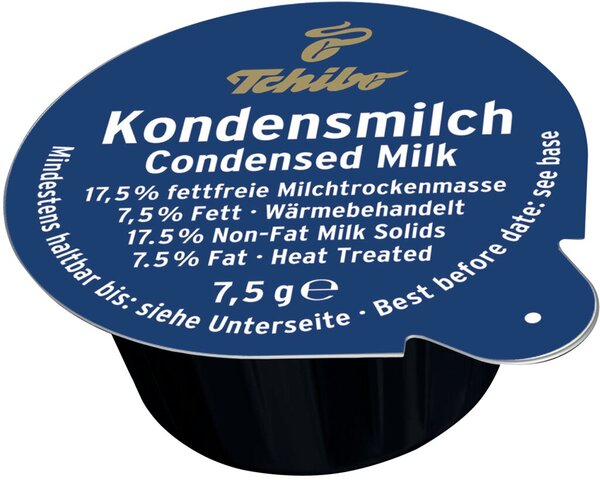 Kondensmilch 7,5%, 240 Döschen, Kunststoff
