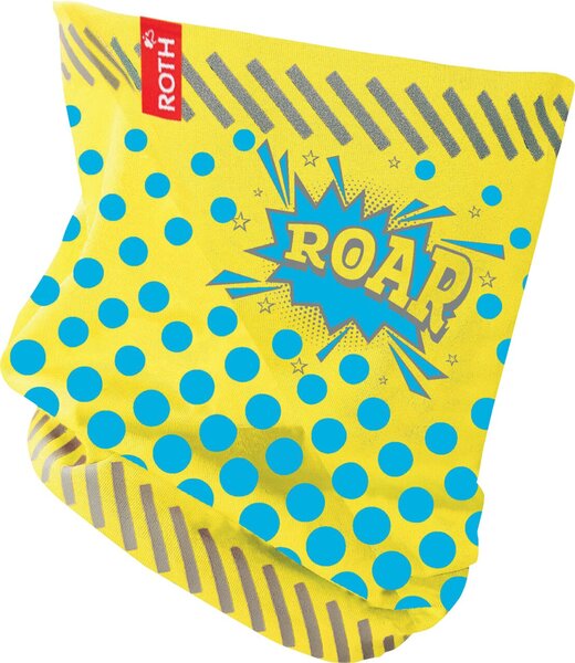 Jersey-Schlauchschal Roar, für Kinder, reflektierend, gelb