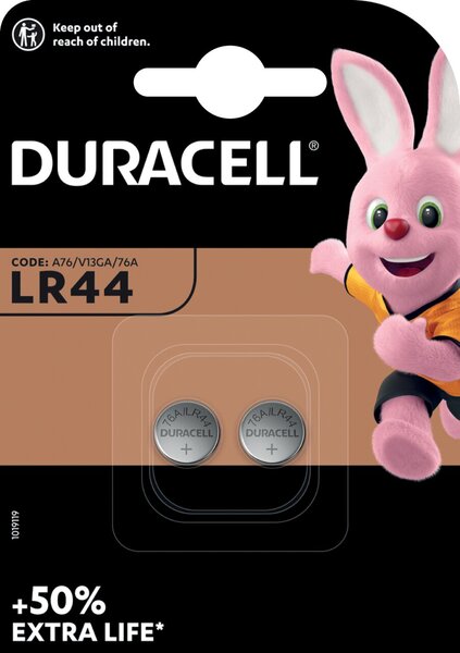 Knopfzelle, Alkaline, Electronics, LR44, V13GA, 1.5V, 1er Blister