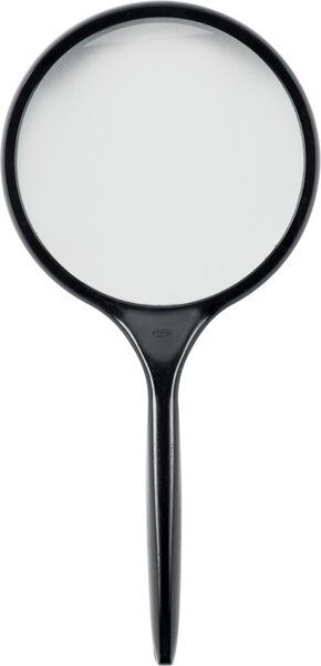 Leseglas / Lupe Serie VISION Ø 65 mm, Kunststoff-Fassung, Glaslinse bikonvex, Vergrößerung: 3 x, schwarz