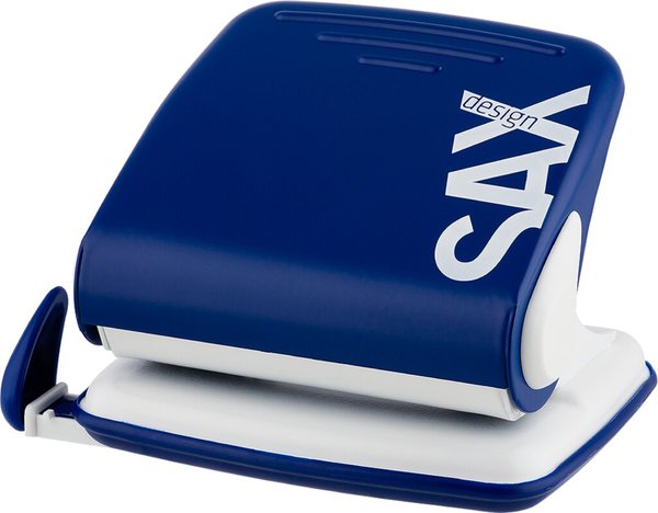 Locher, Stanzleistung: 30 Blatt, max Stapeldicke: 3 mm, mit Anschlagschiene, blau