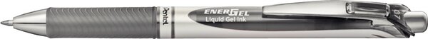Liquid Gel Tintenroller EnerGel, Strichstärke 0,35 mm, grau, schnelltrocknend