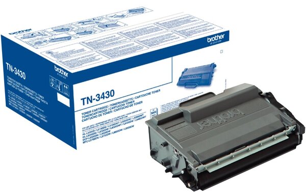 Toner TN-3430, für Brother Drucker, ca. 3.000 Seiten, schwarz
