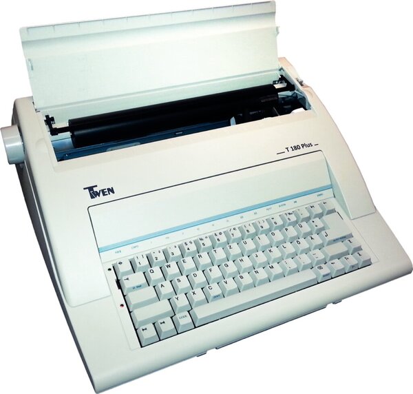Schreibmaschine TWEN T180 Plus, ohne Display, max. Schreibbreite A4