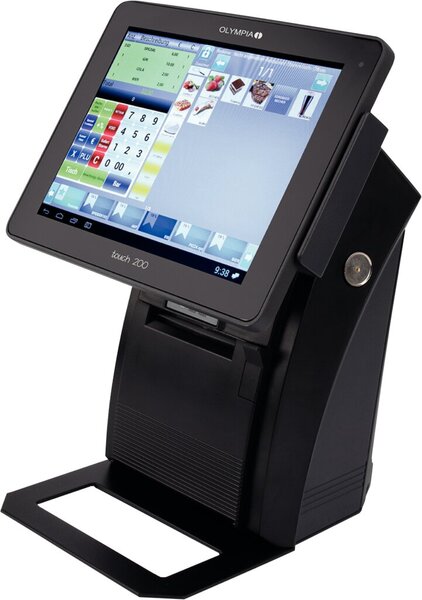 Kasse touch 200 TSE für Handel und Gastronomie, Android 4.1, Touch screen mit 9,7 inch TFT, schwarz