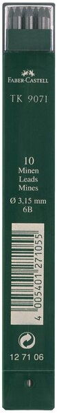 Fallmine 9071, Ø 3,15 mm, Härtegrad 6B, 10 Stück