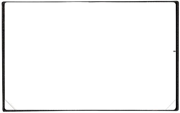 Wochenkalender MINISTER VZ, 160 x 240 mm, 1 Woche/2 Seiten, Impala Kunststoff, schwarz, Spaltenansicht