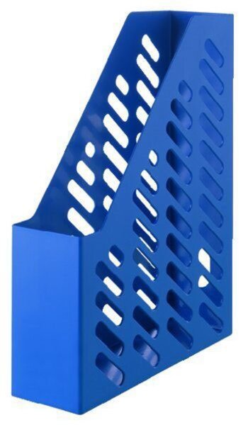 Stehsammler Klassik Karma, DIN A4+, öko-blau, Fassungsvermögen: 70 mm, Recyclingmaterial, Griffloch
