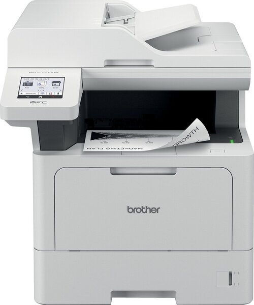 Multifunktionsgerät MFC-L5710DW A4, Duplexdruck, bis zu 48 Seiten/Min., bis zu 1.200 x 1.200 dpi, ADF 50 Blatt, 250 Blatt Papierkassette, 512 MB Speicher, LAN, WLAN, USB 2.0