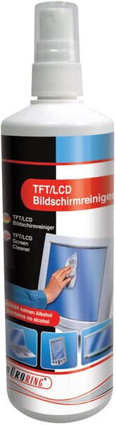 Reinigungsspray, für TFT/LCD/Notebook Bildschirme geeignet, ohne Alkohol, wirkt nicht antistatisch, Flasche 250 ml