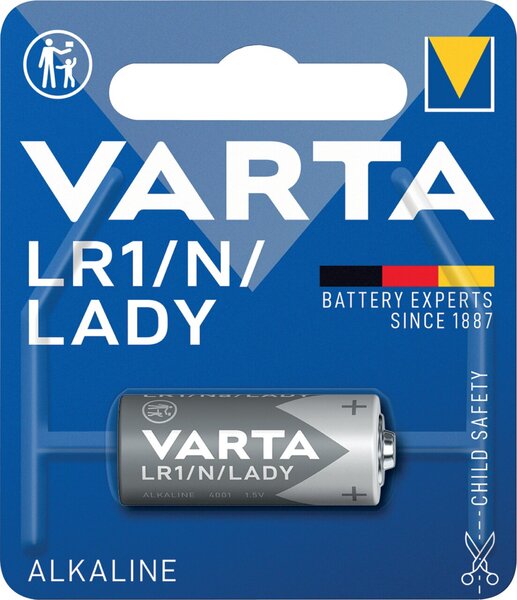 Batterie Alkali-Mangan, Lady N, Longlife Power, LR1, 1.5V, 1 Batterie
