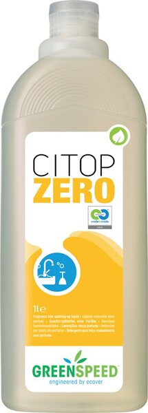 Geschirrspülmittel Greenspeed Citop Zero, ph-neutral, parfümfrei, hautfreundlich, ökologisch, 1 Liter