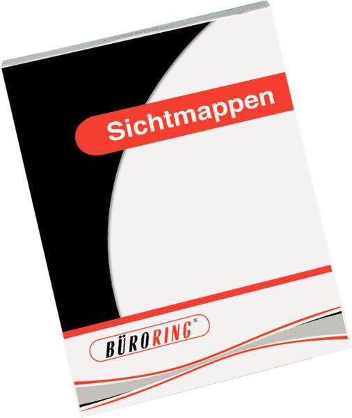 Aktenhülle DIN A4, farblos, PP-Folie, 120 my, Oberfläche glatt, glasklar