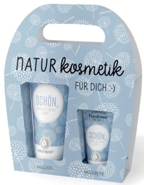 Naturkosmetikset Handcreme 30 ml + Duschgel 200 ml mit Motiv Pusteblume