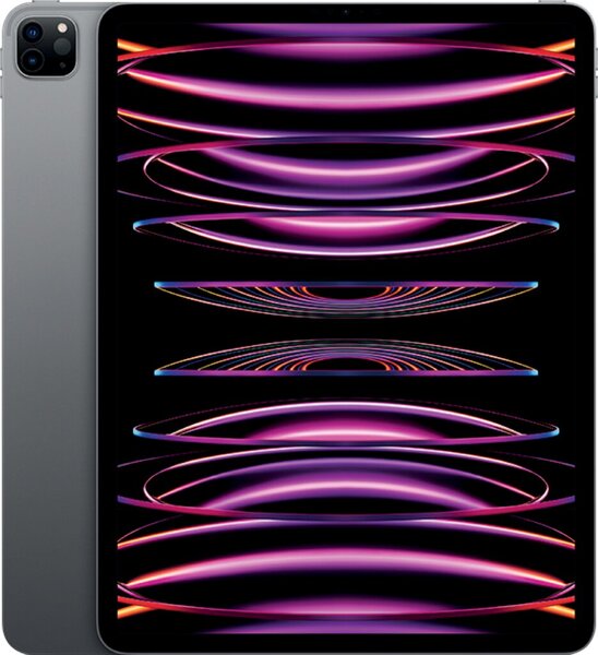 iPad Pro 12.9", Wi-Fi, 512 GB, spacegrau, 6.Gen, USB-C Anschluss, Liquid Retina XDR Display, 12MP Weitwinkel-, 12MP Ultraweitwinkel-Kamera
