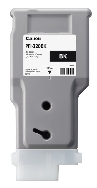 Tinte PFI-320BK, für Canon Drucker, 300 ml, schwarz