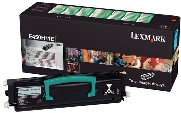 Rückgabe-Druckkassette 0E450H11E, für Lexmark Drucker, ca. 11.000 Seiten, schwarz
