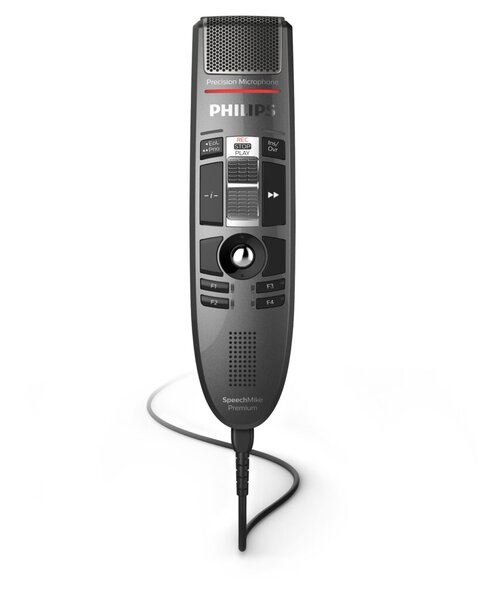 Diktiermikrofon SpeechMike Premium LFH3510, Schiebeschalter, dunkelgrau pearl metallic