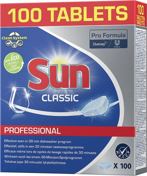 Spülmaschinen-Tabs SUN Classic, 100 Tabs