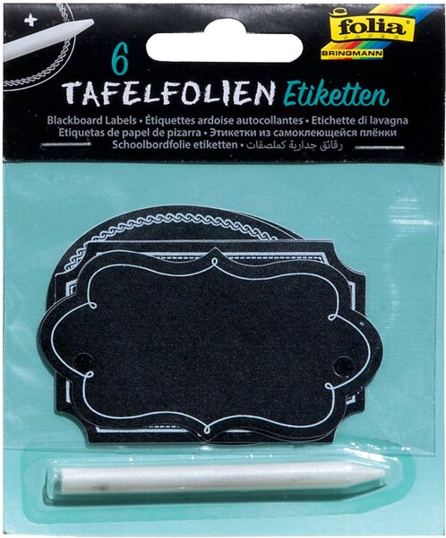 Tafelfolien Anhänger / Etiketten inklusive Speckstein. 3 Formen sortiert. Inhalt: 6 Stück selbstklebend.