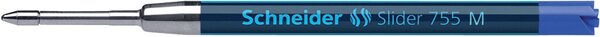 Kugelschreibermine Slider 755 M, Visco Glide Ink-System, dokumentenecht, blau