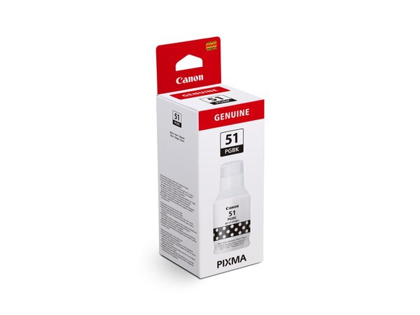 Tintenpatrone GI-51BK, für Canon Drucker, ca. 6.000 Seiten, schwarz pigmentiert