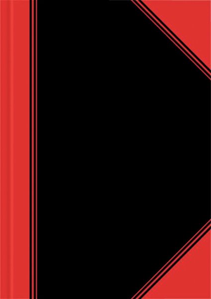 China-Kladde, DIN A5, kariert, 96 Blatt, Papier 70g/qm, schwarz/rot