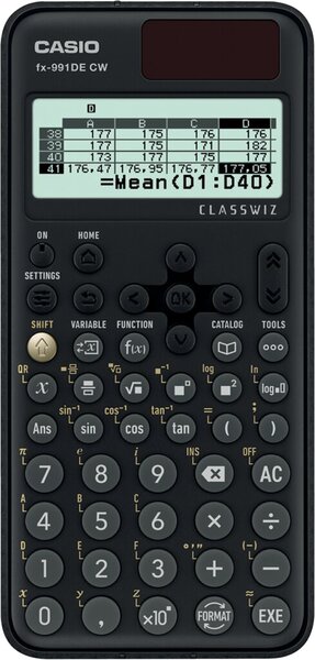 Casio Wissenschaftlicher Schulrechner FX-991DE CW, schwarz