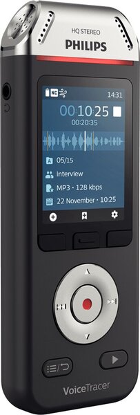 Audiorecorder DVT2110, 2 HiFi Mikrofone, MP3 und PCM-Aufnahme, 8 GB Speicher
