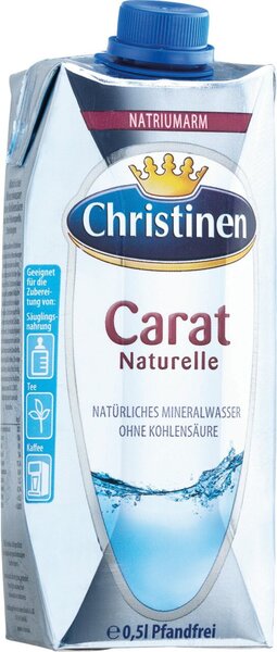 Extaler Mineralquell Naturell 500 ml, Tetrapack Einweg, ohne Pfand, 24 Flaschen