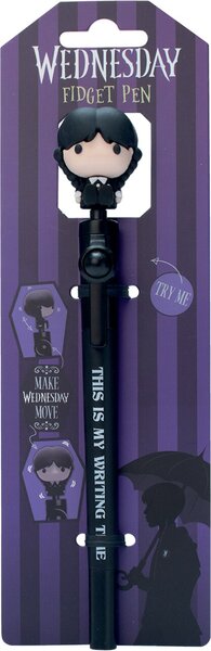 Kugelschreiber Fidget Pen Wednesday, Fidget-Spielzeug und praktisches Schreibwerkzeug in einem, stilvolles Sammlerstück