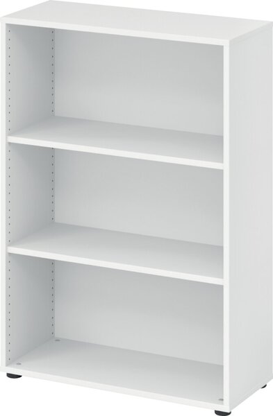 Regal 4500, (H x B x T) 1144 x 800 x 330 mm, 3 Ordnerhöhen, weiß