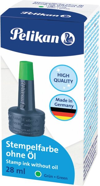 Stempelfarbe, 4K, 28 ml ohne Öl, grün