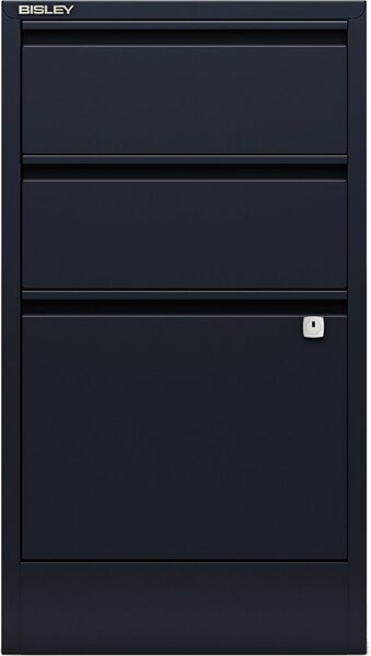 Hängeregistraturschrank Home Filer, 2 Hängeregistratur- / 1 Universal-Schubladen, abschließbar, (HxBxT): 672 x 413 x 400 mm, anthrazitgrau