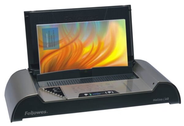 Thermobindegerät HELIOS 60, bindet bis 600 Blatt, LED-Anzeige und Tonsignal