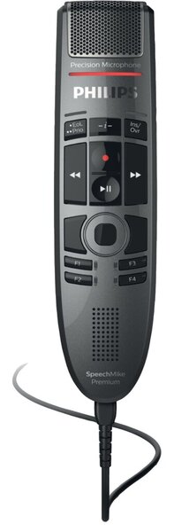 Diktiergerät SpeechMike Premium 3700, dunkelgrau pearl metallic
