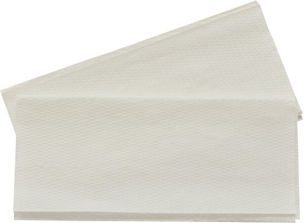 Handtuchpapier, 25 x 23 cm, Falzung V-Falz/ZZ-Falz, 1-lagig, hochweiß, 20 Pack à 250 Blatt/Karton
