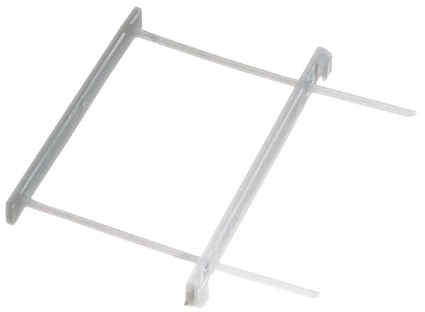 Archiv-Abheftbügel m.Deckschiene, Polypropylen, Fassungsvermögen: 60 mm, Maße: 10 x 95 x 111 mm