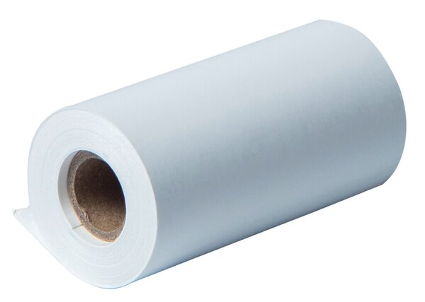 Endlospapierrolle 57 mm x 6,6 m, weiß, nicht klebend