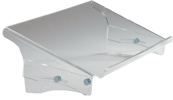 Ergonomischer Dokumentenhalter Q-dock 515, 7 Stufen, 515 x 290 x 120 mm (B x T x H), acryl