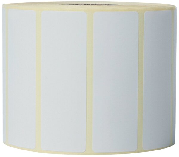Etikettenrolle 76 x 26 mm, weiß, 1.900 Etiketten/Rolle, 8 Rollen