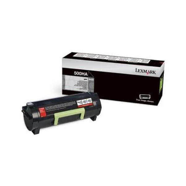 Druckkassette 50F0HA0, für Lexmark Drucker, ca. 5.000 Seiten, schwarz