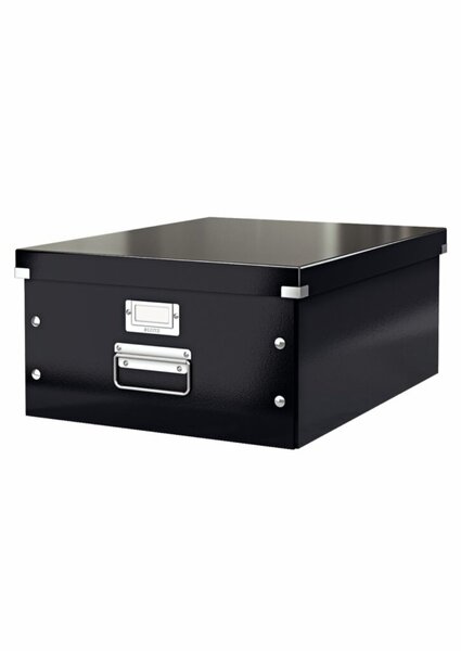Archivbox Click & Store A3, groß, schwarz, Maße: 484 x 369 x 200