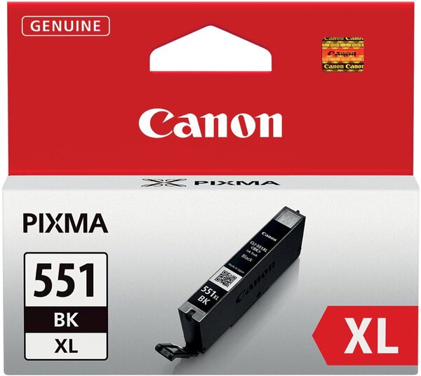 Tintenpatrone CLI-551XLBK, für Canon Drucker, 11 ml, schwarz