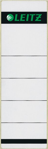 Rückenschild, selbstklebend, kurz/breit, 192 x 61,5 mm, grau, 100 Stück
