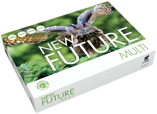 Kopierpapier New Future Multi, DIN A4, 80g/qm, weiß, Weißegrad 164 CIE, holzfrei, Packung à 500 Blatt
