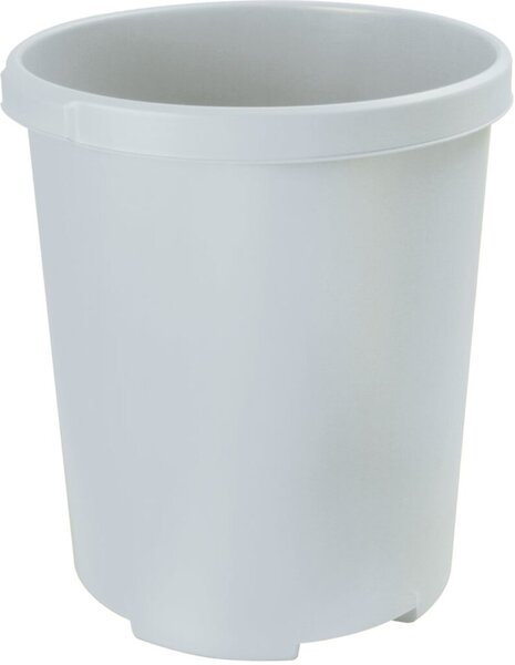 Großpapierkorb KLASSIK XXL, grau, 50 Liter, 4 Griffmulden, extra stabil