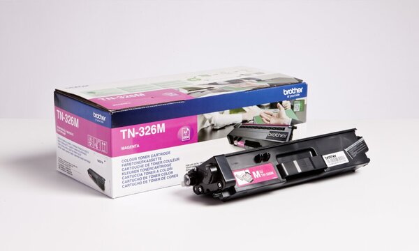 Toner TN-326C, für Brother Drucker, ca. 3.500 Seiten, magenta