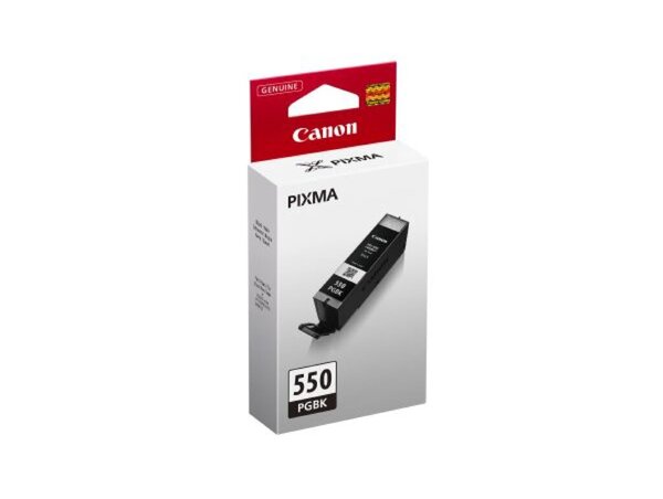 Tintenpatrone PGI-550PGBK, für Canon Drucker, ca. 15 ml, schwarz pigmentiert