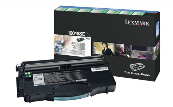 Rückgabe-Druckkassette 12016SE, für Lexmark Drucker, ca. 2.000 Seiten, schwarz